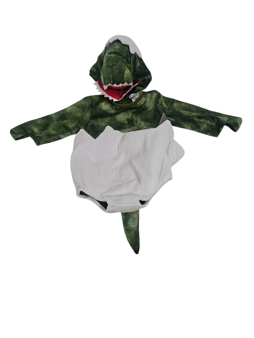 Pottery Barn T-Rex Hatching Egg Baby Dinosaur Halloween Costume 6- 12 Months NWT
